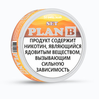 Паучи Plan B, 11мг - Персик Set