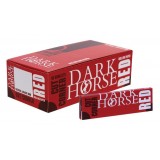 Бумага сигарет. Dark Horse short Red cut corner 17.5g, 50, Польша