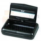 Металлическая коробка для табака чёрная 013300