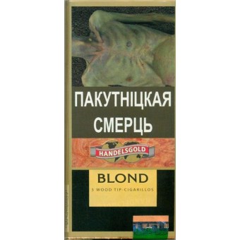 Сигариллы HANDELSGOLD Blond Wood Tip-cigarillos с ароматом ванили (5шт) 