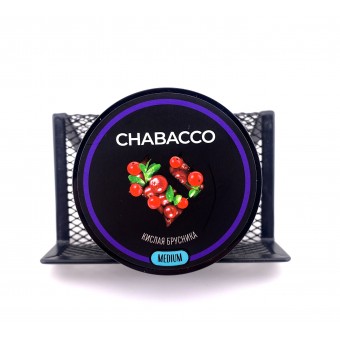 Смесь для кальяна Chabacco  Sour Cowberry (Кислая Брусника) Medium 50 г, Россия. Смесь для кальяна купить в Минске