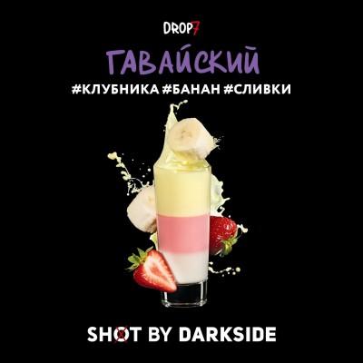 Табак для кальяна DARKSIDE Shot Клубника Банан Сливки (Гавайский)