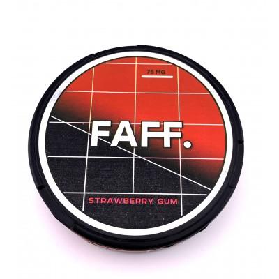 Паучи FAFF, 75мг - Клубничная жвачка STRAWBERRY GUM