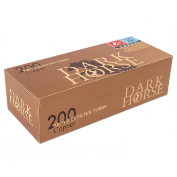 Гильзы для сигарет Dark Horse 200 XL Carbon & copper Гильзы для сигарет Dark Horse 200 XL Carbon & copper
