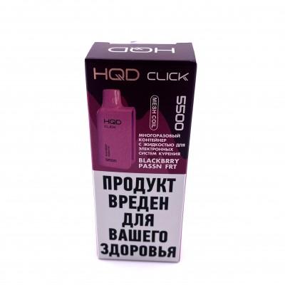 HQD CLICK Картридж Blackbrry Passn Frt,(Ежевика Маракуйя) 5 мл . Одноразовый электронный испаритель (парогенератор)