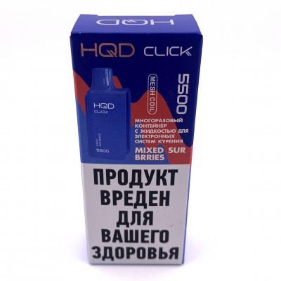 HQD CLICK Картридж Mixed Sur Brries,(Микс кислых ягод) 5 мл . Одноразовый электронный испаритель (парогенератор)