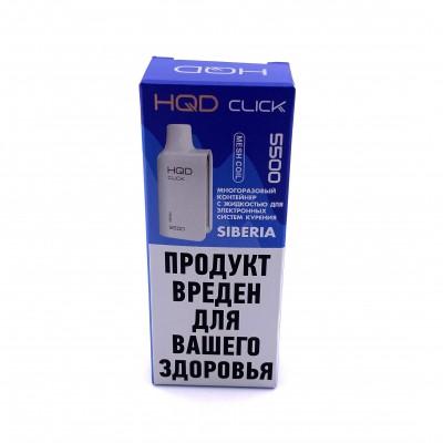 HQD CLICK Картридж Siberia,(Хвоя и лесные ягоды) 5 мл  . Одноразовый электронный испаритель (парогенератор)