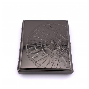 Портсигар Compass 602621 металлический, Китай