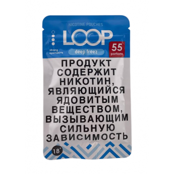 Никотиновые пластинки LOOP, 11мг - Холодная мята DEEP FREZE