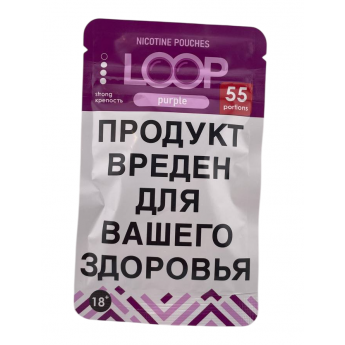 Никотиновые пластинки LOOP, 11мг - Виноград Purple