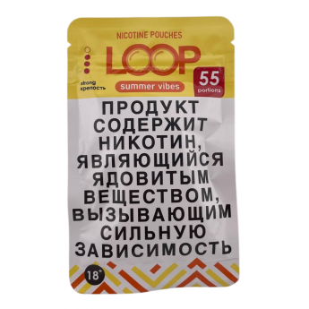 Никотиновые пластинки LOOP,11мг - Персик Vibes