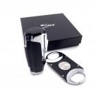 Зажигалка многоразовая с ножом для сигар, 238356