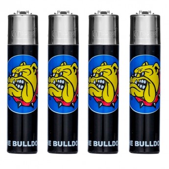 Зажигалка Clipper Buldog black