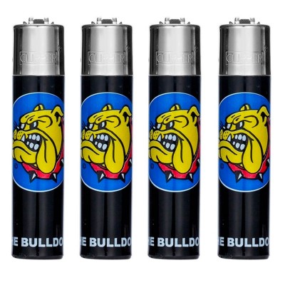 Зажигалка Clipper Buldog black