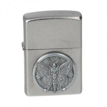 Зажигалка Zippo 207 Moth with Skull Зажигалка Zippo 207 Moth with Skull