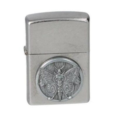 Зажигалка Zippo 207 Moth with Skull