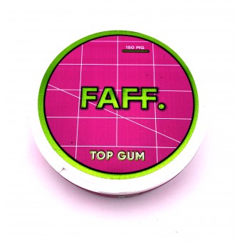 Паучи FAFF, 150мг - Жвачка Клубника-Киви Top Gum